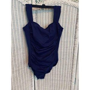 Trimshapers Miraclesuits-One Piece Deep Purple Bat